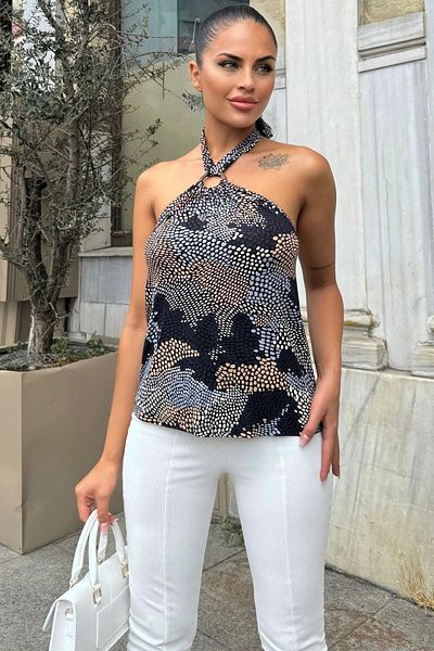 NEW LAVİVA Women's Patterned Blouse - 700-3630