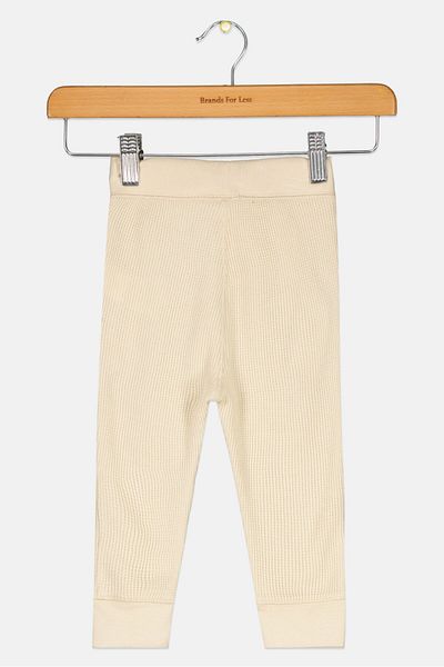 GAP Toddlers Boy Textured Sweatpants, Beige