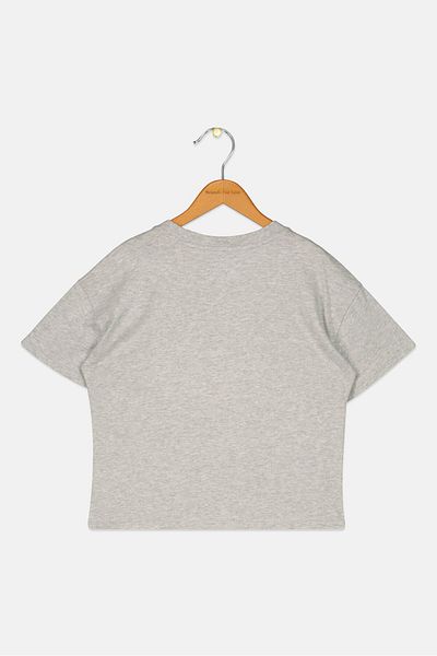 GAP Gap x Disney Kids Girl Short Sleeves Graphic Print T-Shirt, Grey
