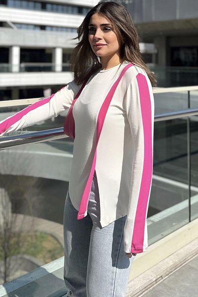 NEW LAVİVA Women's Ecru Blouse - 700-3586