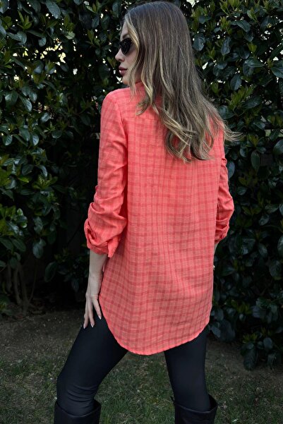 NEW LAVİVA Cămașă portocalie pentru femei - 700-SS22-6582