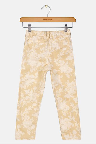 GAP Kids Girl Floral Print Chino Pants, Multicolor