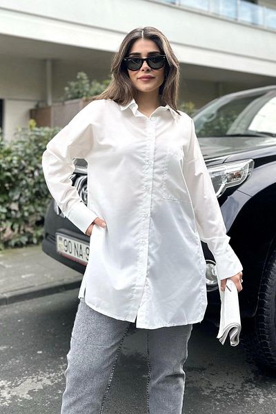 NEW LAVİVA Women's Ecru Shirt - 700-3518