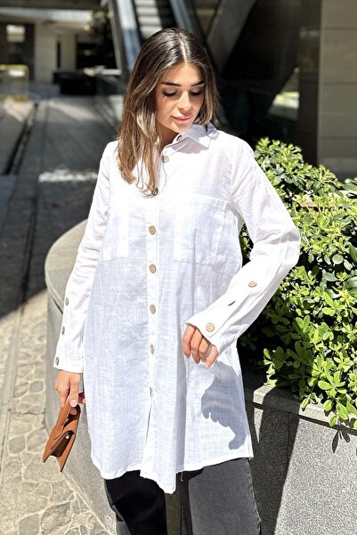 NEW LAVİVA Cămașă lungă pentru femei - 700-3558