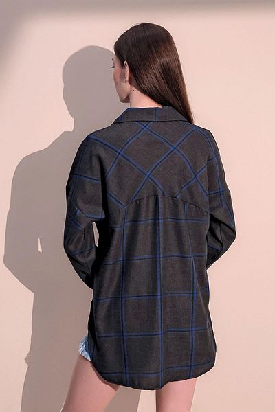 NEW LAVİVA Cămașă antracit pentru femei - 700-3268