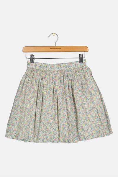 GAP Kids Girl Floral Print Mini Skirt, Multicolor