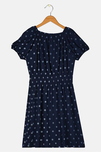 GAP Kids Girl Allover Print Dress, Multicolor