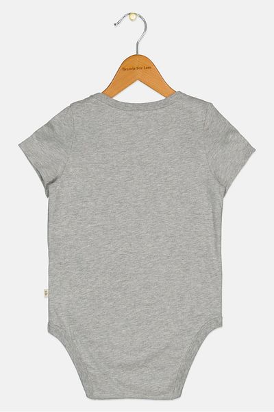 GAP x Disney Toddlers Girl Graphic Print Romper, Light Grey