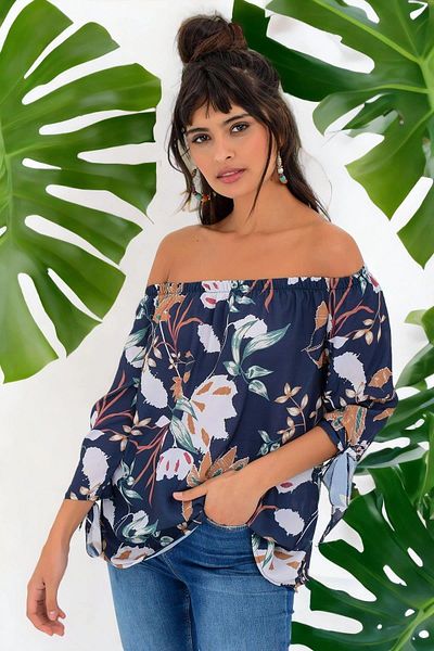 NEW LAVİVA Γυναικεία μπλούζα Navy Blue - 700-T4013-1090