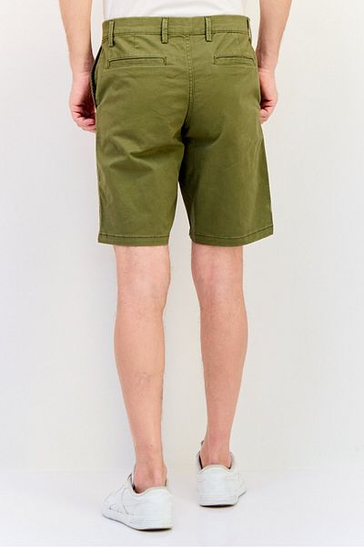 GAP Men 10 Inseam Chino Shorts, Olive