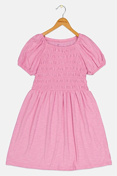 GAP Kids Girl Textured Casual Dress, Purple