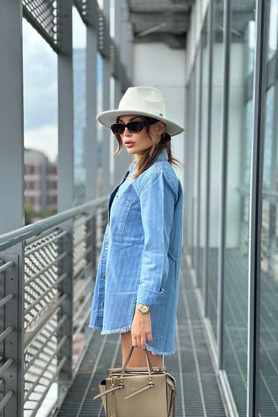 NEW LAVİVA Cămașă casual din denim pentru femei - 700-3286