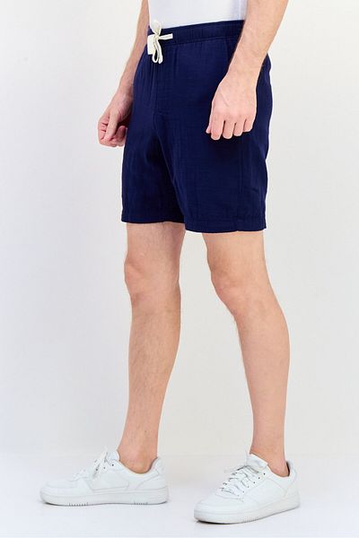 GAP Men Solid 8 Inseam Basic Shorts, Navy