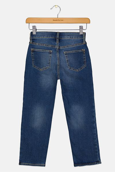 GAP Kids Boy Washed Stretchable Denim Jeans, Blue