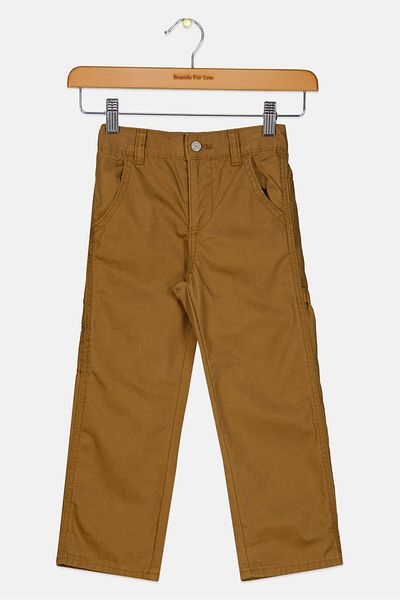 GAP Toddlers Boy Solid Chino Pants, Brown