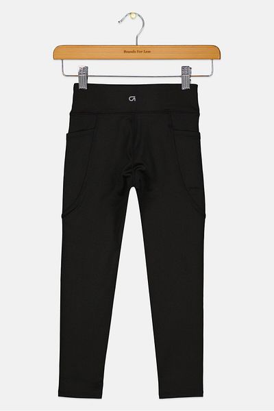 GAP Kids Girl Plain Pull On Leggings, Black