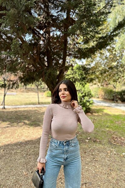 NEW LAVİVA Women's Dusty Rose Blouse - 700-K7525