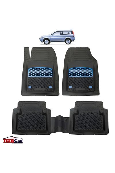 TEAMCAR Covorase Auto ® Tip Tavita Compatibile Honda Hr-v 1 (1999–2006) - Suv Blue