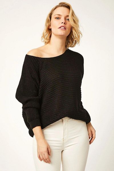 NEW LAVİVA Women's Black Knitwear - 700-K5920