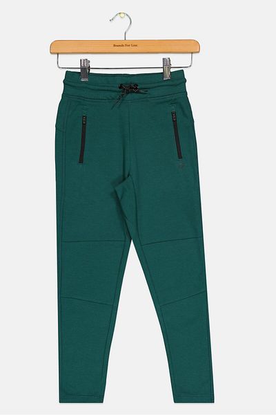 GAP بنطال رياضي سادة برباط للأولاد الصغار، أزرق داكن
