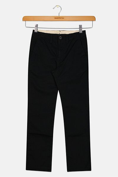 GAP Kids Boy Plain Pull On Pants, Black