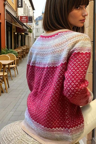 NEW LAVİVA Women's Red Sweater - 700-Cck2023