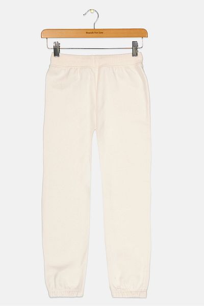 GAP Disney X Gap Kids Girl Graphic Print Drawstring Sweatpants, Off White