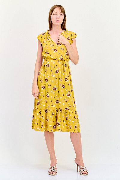 GAP Women Paisley Print Midi Dress, Multicolor