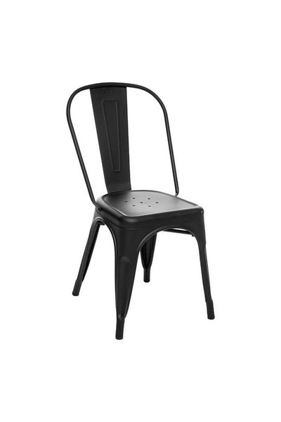 Generic atmosphera Niko Durable High Quality Iron Dining Chair Black 179176A