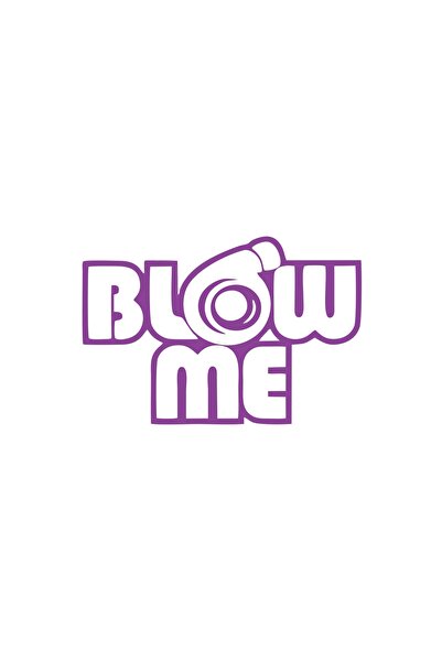 Reysa Tasarım ملصق سيارة بلو مي مقاس 17x17 سم باللون الأرجواني