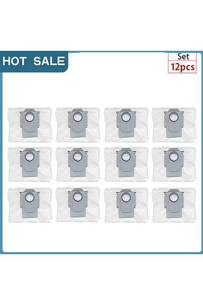 Choice 12PCS Bag Dust Bag Replacement for Roborock S8+ / S8 Pro Ultra / S7 MaxV Ultra / S7 Pro Ultra / Q7+