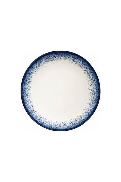 Generic Kutahya Starry Dreams Porcelain Round Deep Dinner Plate Blue and White 21cm BNTS21CK890004