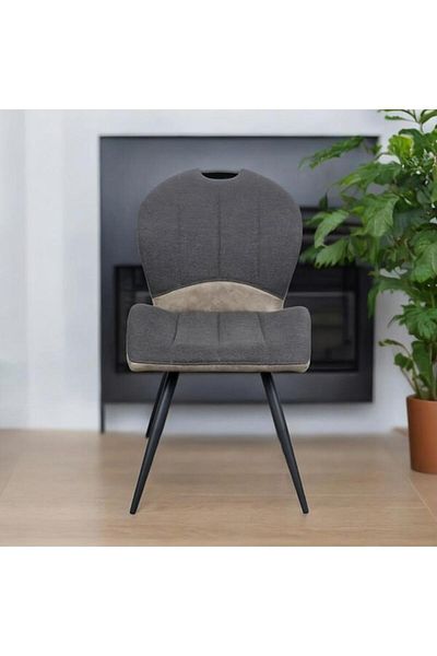 Generic Micasa Elegant and Modern Design Dining Chair Brown and Grey DC6017