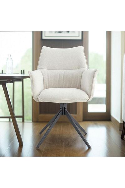 Generic Micasa Elegant and Modern Design Dining Chair Beige and Black RDC23048