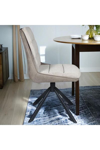Generic Micasa Elegant and Modern Design Dining Chair Brown and Black DC2406