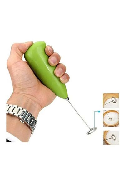 Generic 2pcs Electric Egg Beater for Milk Frother and Coffee Maker