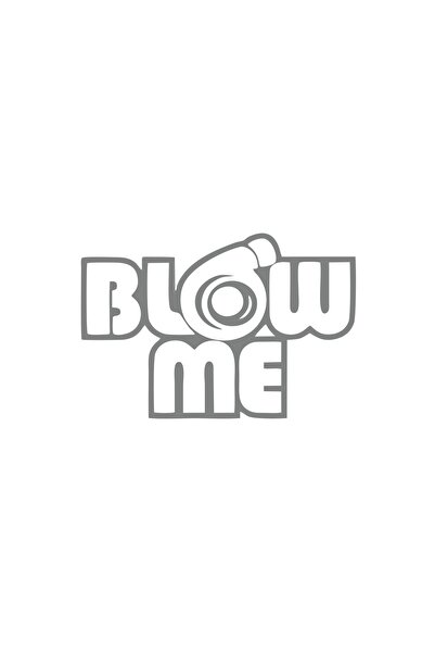 Reysa Tasarım ملصق سيارة بلو مي مقاس 17x17 سم باللون الرمادي