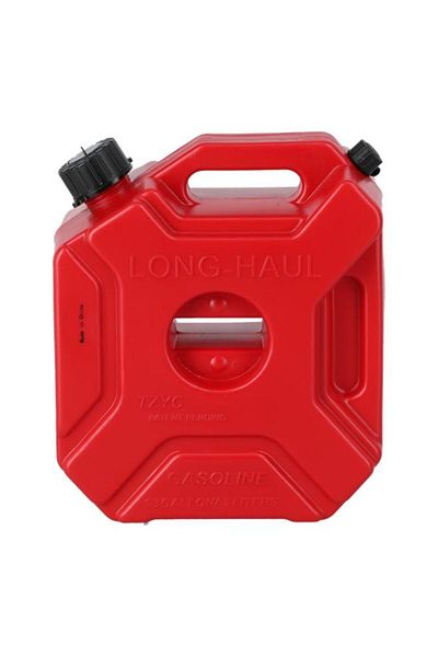 Generic AUTOSMART Impact-Resistant Portable Lightweight Gasoline Gas Jerry Can Red 5 Liter