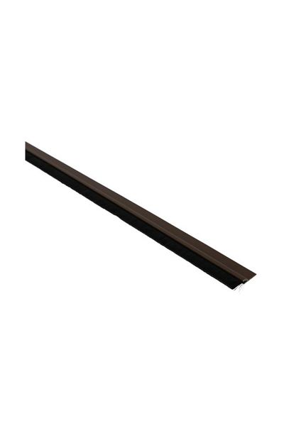 Generic ACE Vinyl and Brush Bottom Door Seal Brown 1m FY1B- BROWN