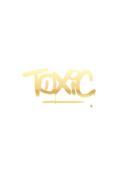 Reysa Tasarım Toxic Car Sticker 17X17 cm Gold