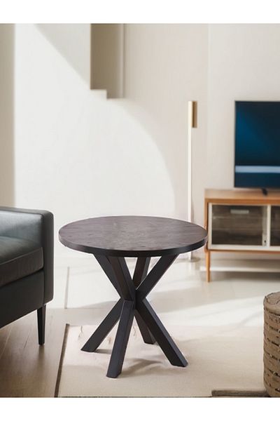 micasa Elegant and Modern Design Round Coffee Table