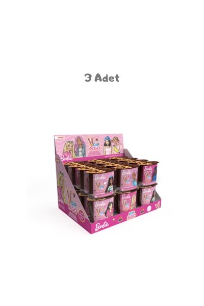 Barbie Dipn Go Raspberry Milkshake Candy 55g 3 Adet