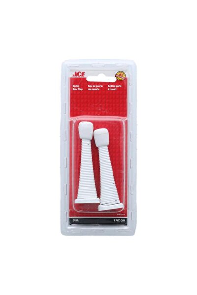 Generic سدادة باب زنبركية من إيس، قطعتان، أبيض، 3 بوصات