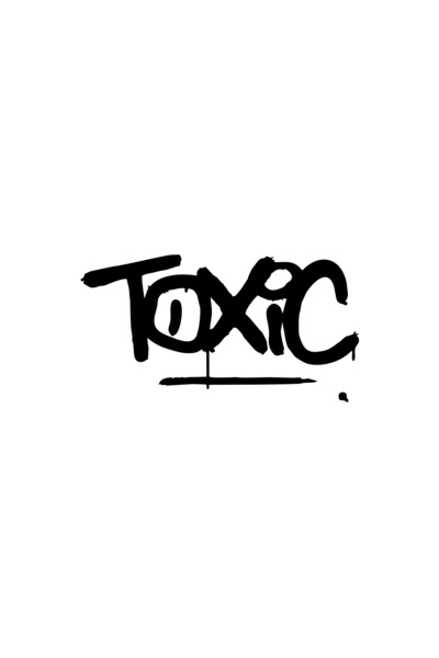 Reysa Tasarım Toxic Car Sticker 17X17 cm Black
