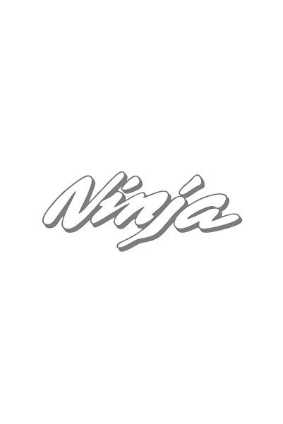 Reysa Tasarım ملصق سيارة نينجا مقاس 17×17 سم باللون الرمادي