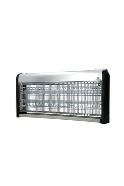 Generic serene 2 x 20W LED Light Insect Killer Silver and Black