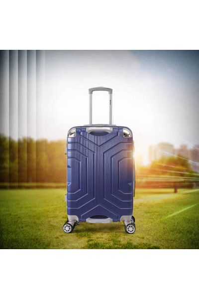 Generic STARGOLD 3-Piece ABS Hardshell Luggage Set with Number Lock, 360° Spinner Wheels, Expandable Design