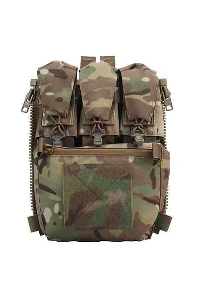 Choice MC Assault Adapt Banger Back Panel Zip On Rear Pack Tactical Vest FCPC V5 Plate Carrier Accessories