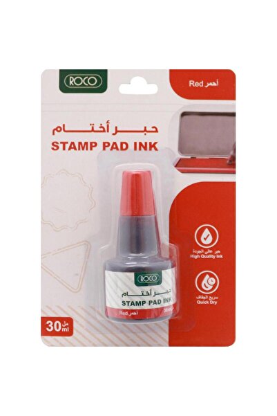 Roco عبوة إعادة تعبئة حبر الطوابع - أحمر، 30 مل (1.06 أونصة)