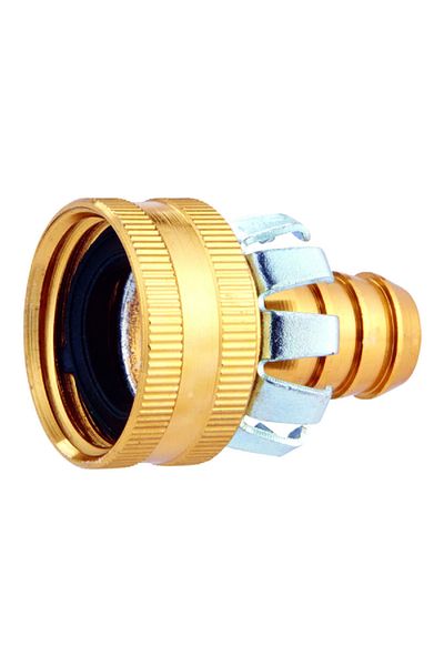 ACE Female Coupling Hose Repair Gold and Silver 1/2inch